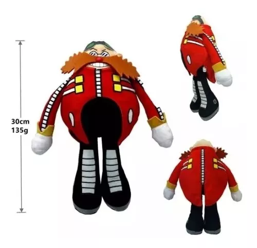 Pelucia Tails Boneco Sonic Eggman Shadow Knuckes