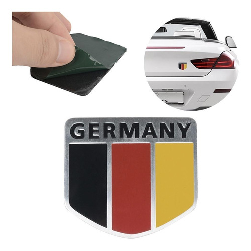 Emblema Alemania Logo Bandera Germany Autos Motos Etc