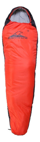 Bolsa Dormir Montagne Campamento Tenorio Pro Termica 0° Color Rojo C/cierre Izquierda