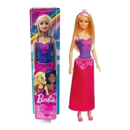 Barbie Princesa Con Tiara Ggj94 - Mattel