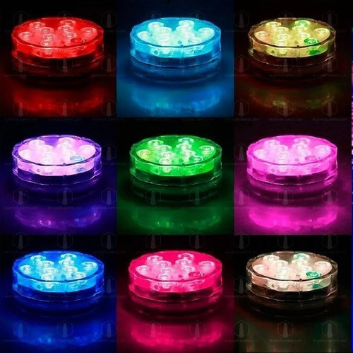 Luz Led 13 Chip Sumergibles Piletas Jacuzzi 16 Colores