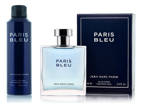Paquete Paris Bleu Edt 100ml Y Body Spray  (100% Original)