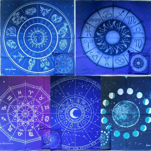 Kit Tarot Combo Paño Mazo Palo Santo Cuarzos