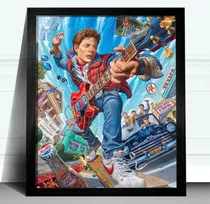 Comprar Cuadros Volver Al Futuro Marty Mcfly Ilustración Increíble!!