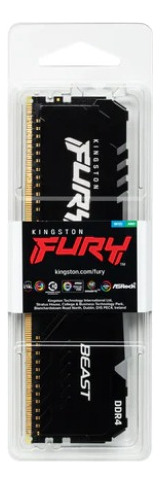 Memória Kingston Beast Rgb 16gb 3200mhz Kf432c16bb12a/16