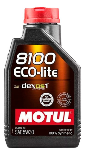 Aceite Motor 5w30 Sintético 8100 Eco-lite 4t 1 Lt