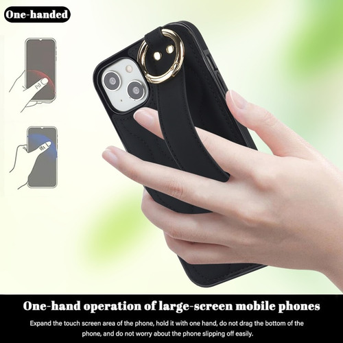 Capa De Telefone Com Pulseira Antiderrapante Para iPhone