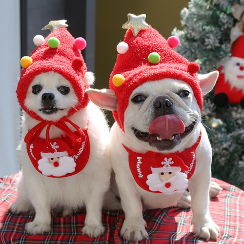 Gorro Con Forma De Árbol De Navidad Para Decoración De Masco