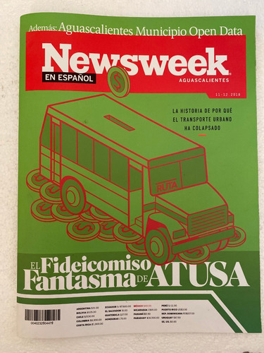 Revista Newsweek En Español Aguascalientes Fideicomiso Atusa (Usado)