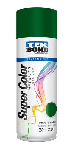 01 S P R A Y Tekbond Verde Metalico 350ml