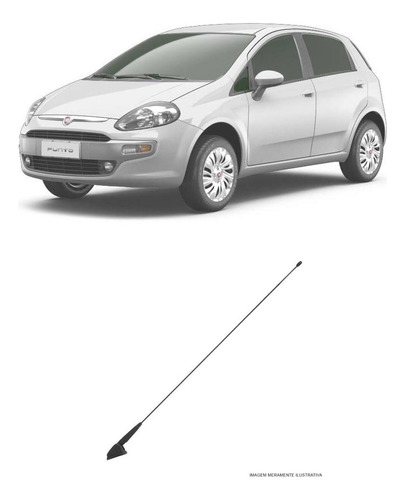 Antena Teto Traseira New Flex Olimpus Fiat Palio Bravo Punto