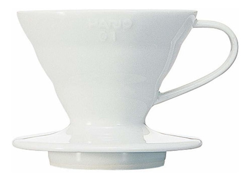 Hario V60 Gotero De Cerámica Para Café Tamaño 01 Color Blanc