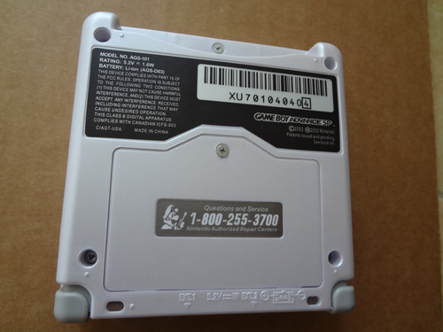 Gameboy Advance Sp Blanco Pantalla Ips 8 Brillos Retropixel Blanco (Usado)