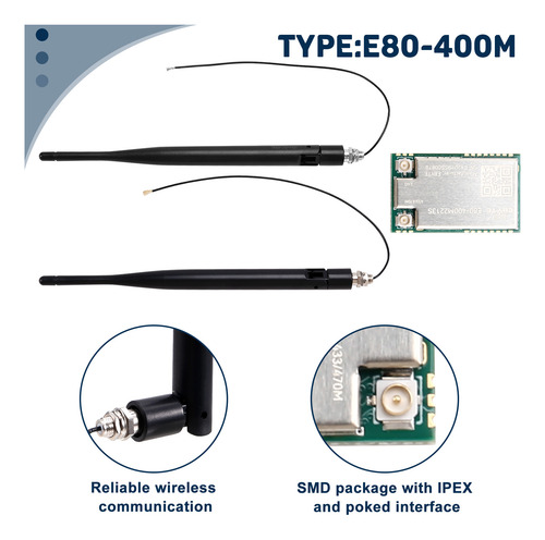Módulo Inalámbrico De Doble Banda Lora 433/868/915/2.4g Smd