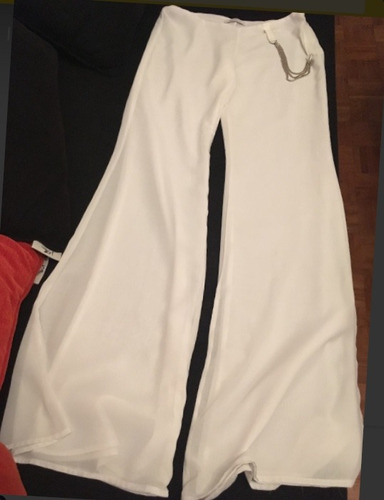 Pantalón Blanco De Vestir Ossira Oxford
