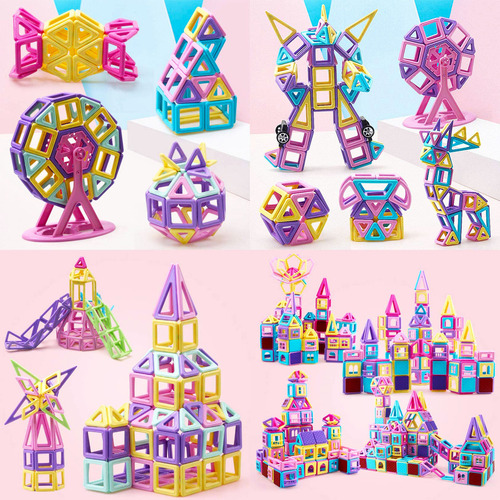 Juego De Bloques Magnéticos Educativos Niños Regalo 40pcs
