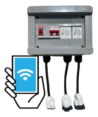 Tablero Wifi Para Bomba Y Luces Pileta 220v 10a Smartlife