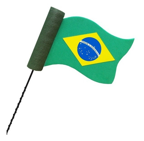 Enfeite Para Antena De Carros Bandeira Do Brasil