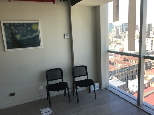 Impecable Oficina En Moderno Eficio Calle Morandé Metro Cal