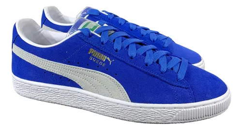 Tenis puma cheap suede azul