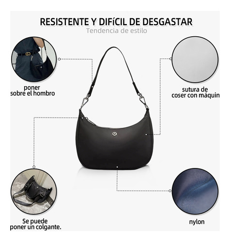 Lululemon Bolso Mujer Crossbody Ajustable Moda Mini Hombro