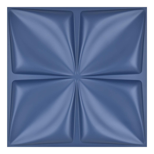 Art3d Panel Pared Azul Marino Pvc Diseño Flor Cubre 32 Pie