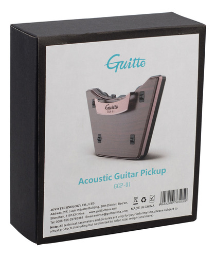 Guitarra Acústica Sound Hole Pickup Dual Mode Piezo + Mic