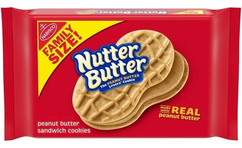 Nutter Butter Peanut Butter Sandwich Galletas 454grs.