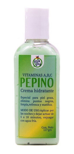 Crema Limpiadora Con Extracto De Pepino Máypá 117 Grs