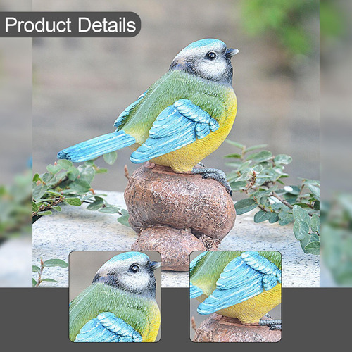 Decoración De Figuras De Pájaros Mini Macetas De Flor En