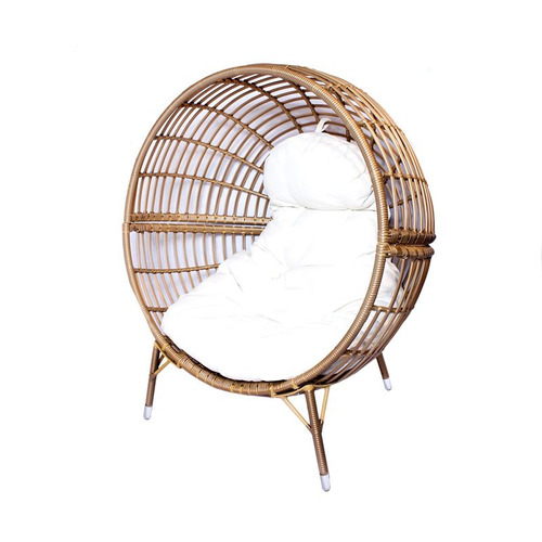 Poltrona En Rattan Golden 110x76x120h Cm