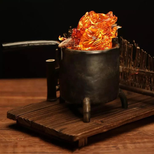 2025 B Luz Nocturna Calcifer De Llama 3d De Halloween