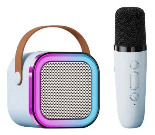Parlante Bluetooth Portatil Led Rgb Mini Karaoke C/micrófono