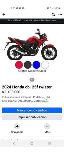 Honda Cb125f Twister