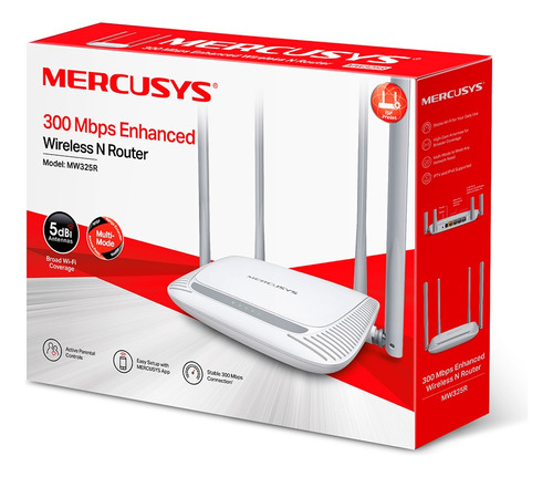 Router 4 Antenas Wifi Inalambrico Mercusys 325r Multimodo