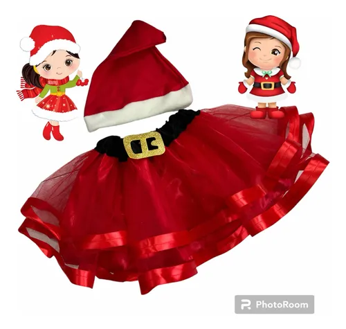 Trajes mama noel niña hotsell