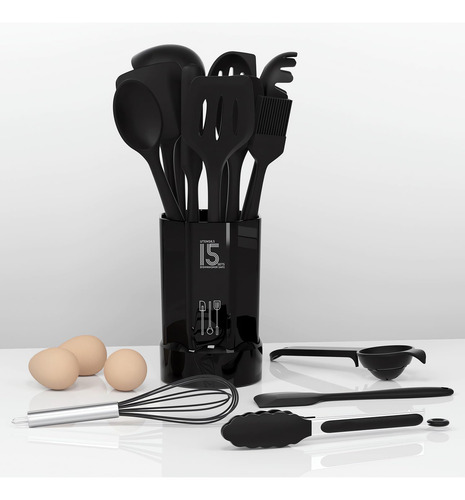 Set De Utensilios De Cocina De Silicona Resistente Al Calor