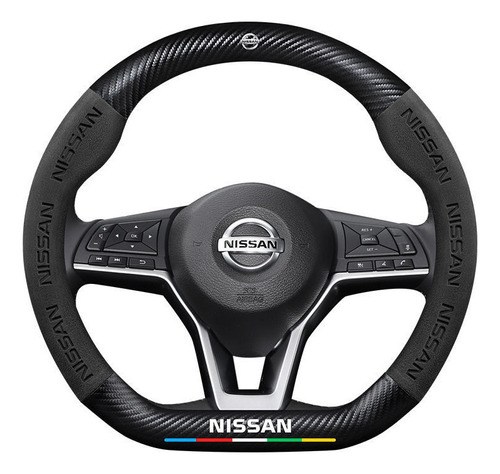 T Nissan Tipo D De Fibra De Carbono Alcantara Volante