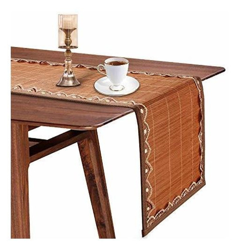 Bamboo Table Runners For Dining Table, Table Runners 108 Inc