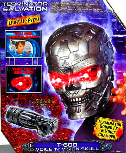 Terminator Salvation T-600 Voice' N Visión Skull Electronico (Usado)
