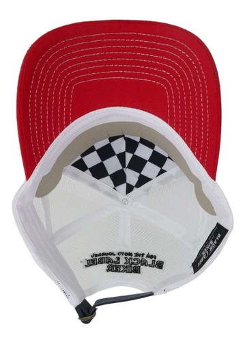 Gorra Black Label Biker Moto Journey Trucker Retro
