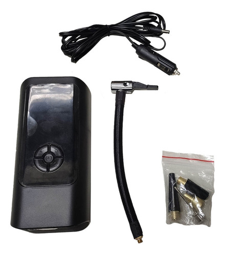 Compresor De Ar Portatil Carro Bicicleta Bola Pump Led