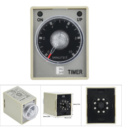 Relé De Tiempo De Retardo Ah3-3, Temporizador Electrónico, A