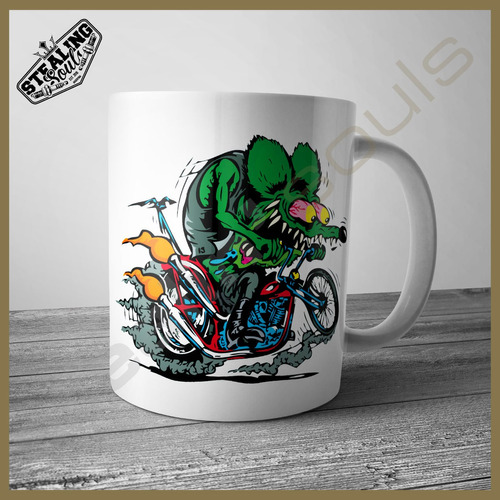 Taza | Hot Rat / Rod #709 | Mooneyes / Rat Fink / Clay Smith