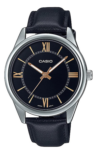 Reloj Casio Mtp-v005l-1b5 Analógico Estándar Para Hombre, Pi