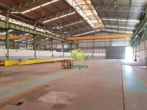 Imagem 9 de 22 de Galpão Industrial / Logístico 6.400 M² Com Ponte Rolante E Balança Rodoviaria - Ga1250