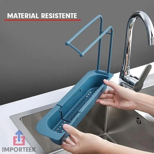 . Organizador Cocina Toallero Lavabo Fregadero Fibra Jabon
