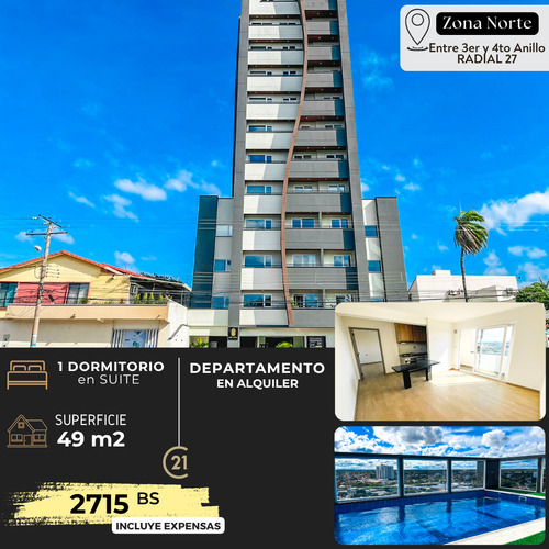 Zona Norte - Departamento En Alquiler Cerca De Las Brisas