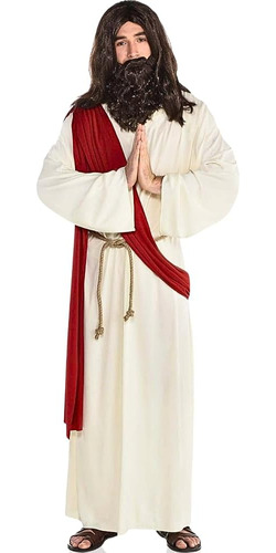 Amscan Mens Jesus Costume Set - Tamaño Estándar Para Adultos