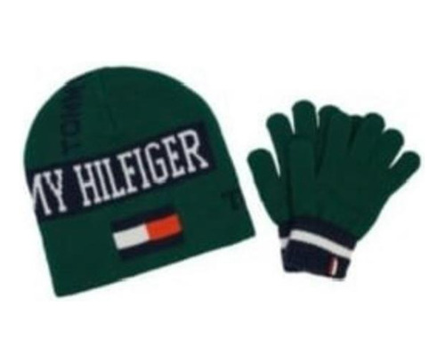 Tommy Hilfiger Original Gorro + Guantes Juvenil